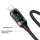 USAMS Kabel pleciony USB-C/Lightning LED 1,2m 20W PD Fast Charge - 1568999 - zdjęcie 3